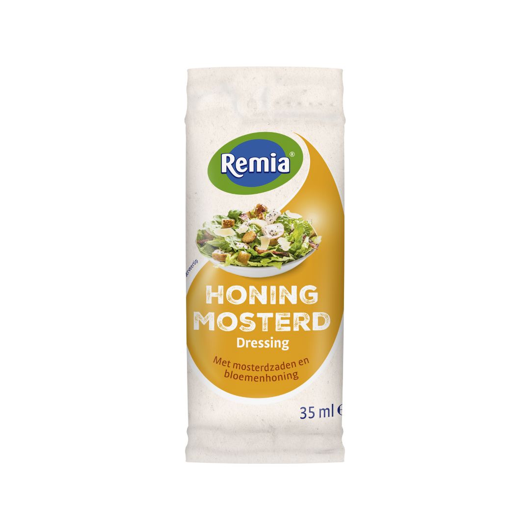 Remia Honing Mosterd Sachet 54x35ml Remia Honing Mosterd Sachet 54x35ml