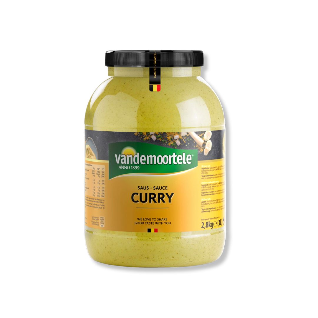Vandemoortele Gele Currysaus 3L Vandemoortele Gele Currysaus 3L