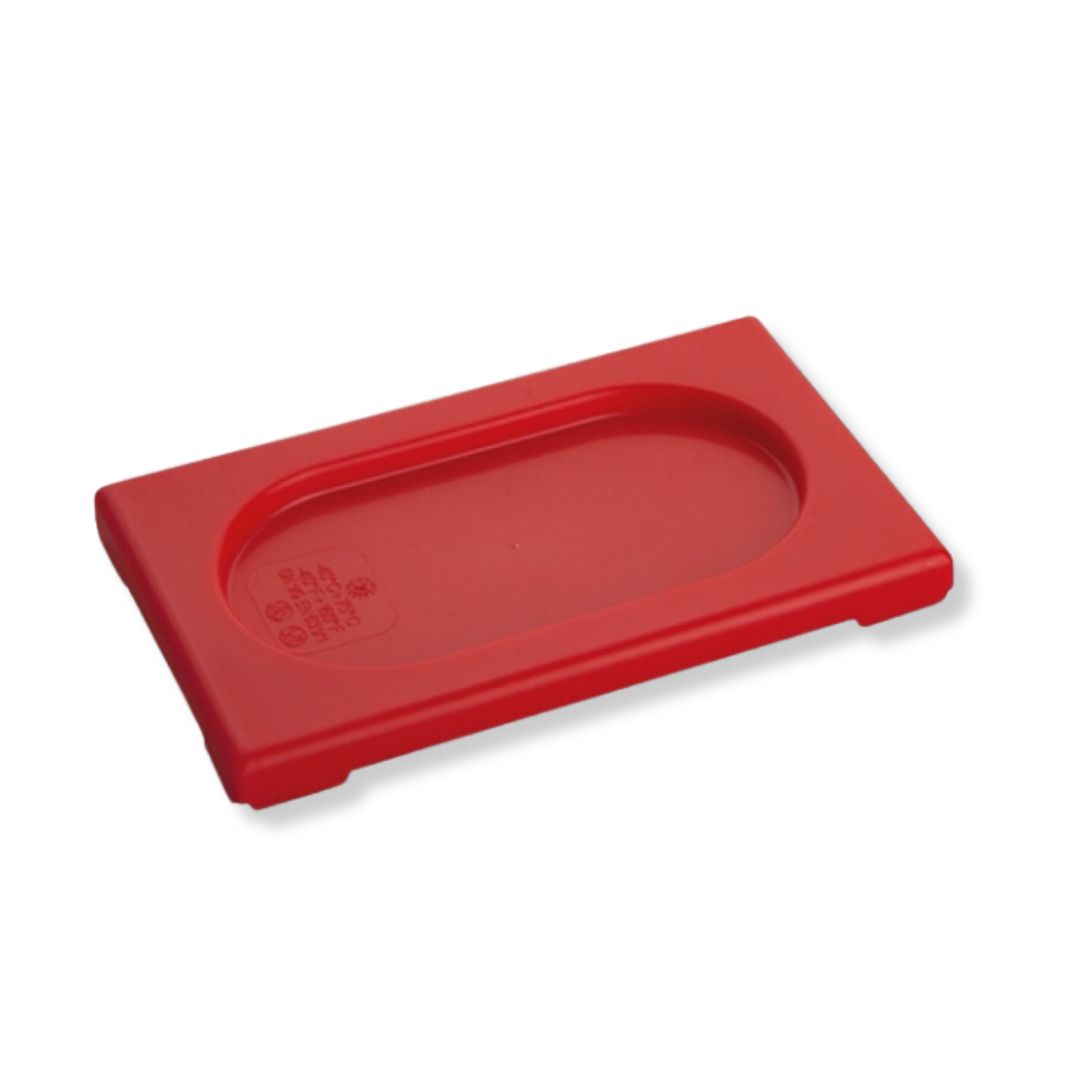 Gastronormdeksel 1/9 rood