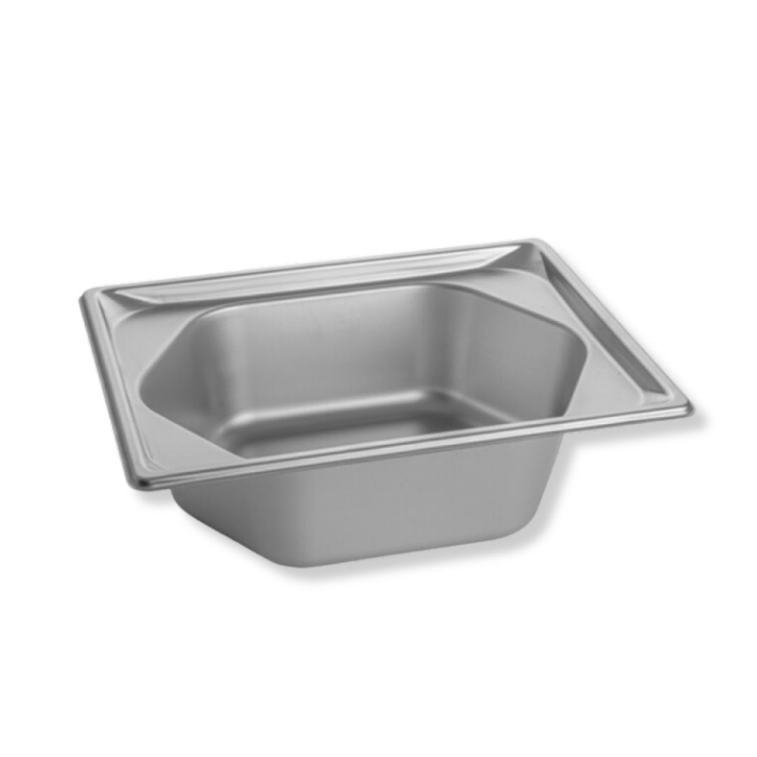 Gastronormbak 1/2 rvs 3.6L hexashap