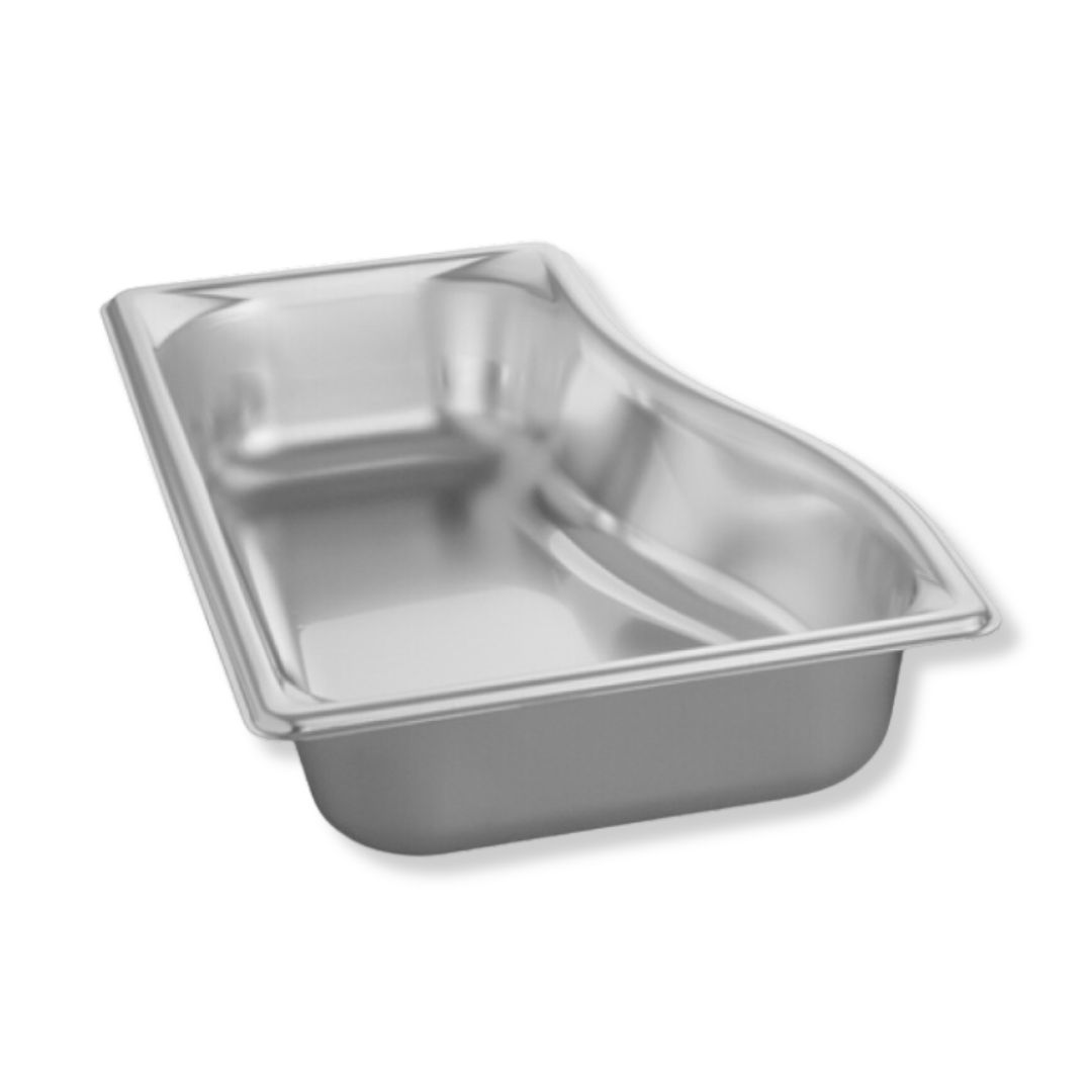 Gastronormbak 1/3 rvs 2.5L wildshap