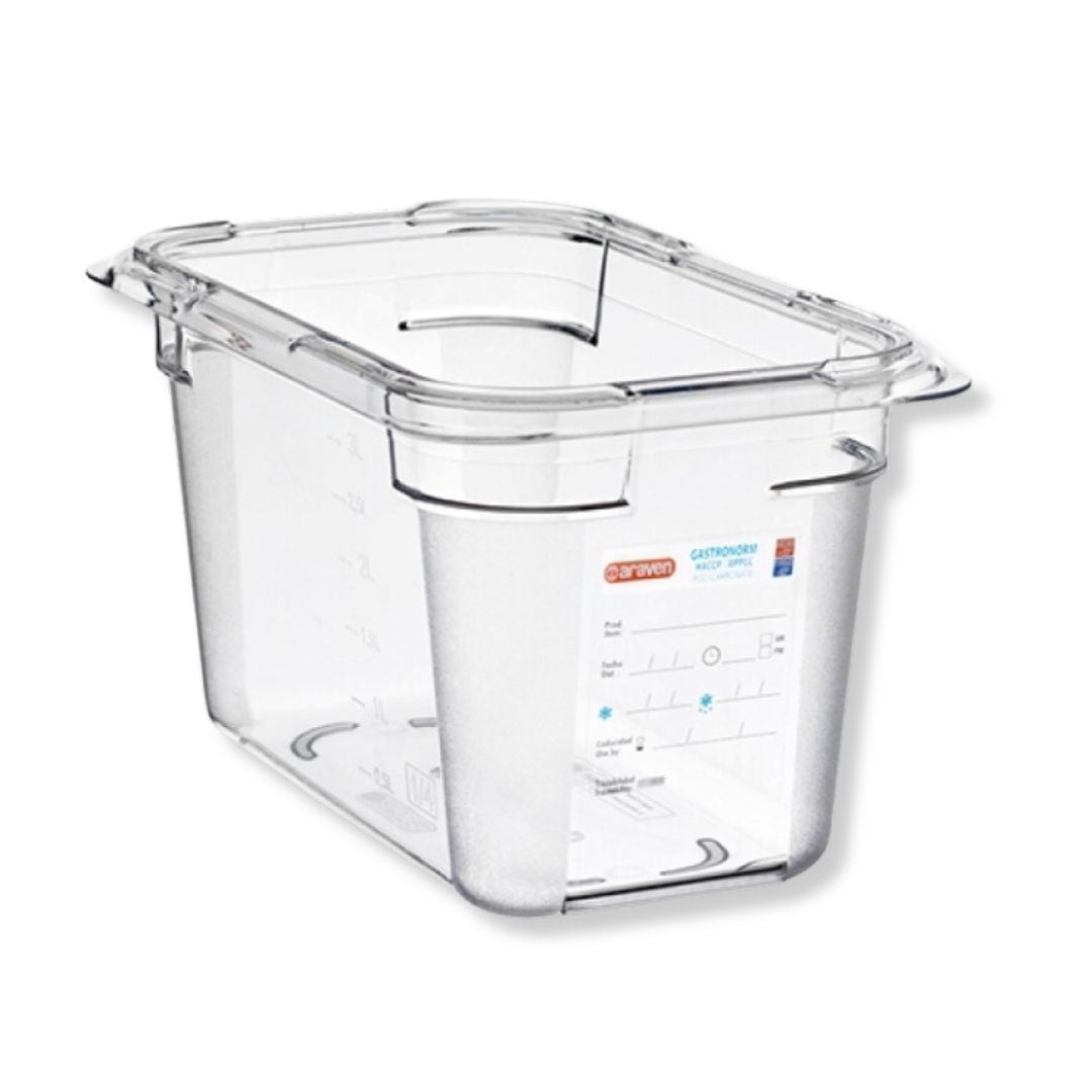 Gastronormbak 1/4 trp 3.7L PC