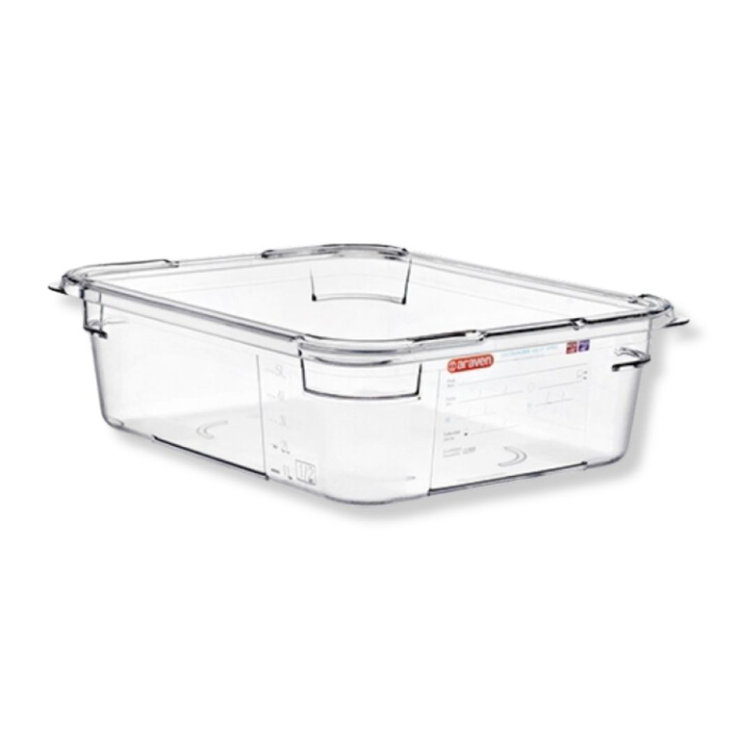 Gastronormbak 1/2 trp 6L PC