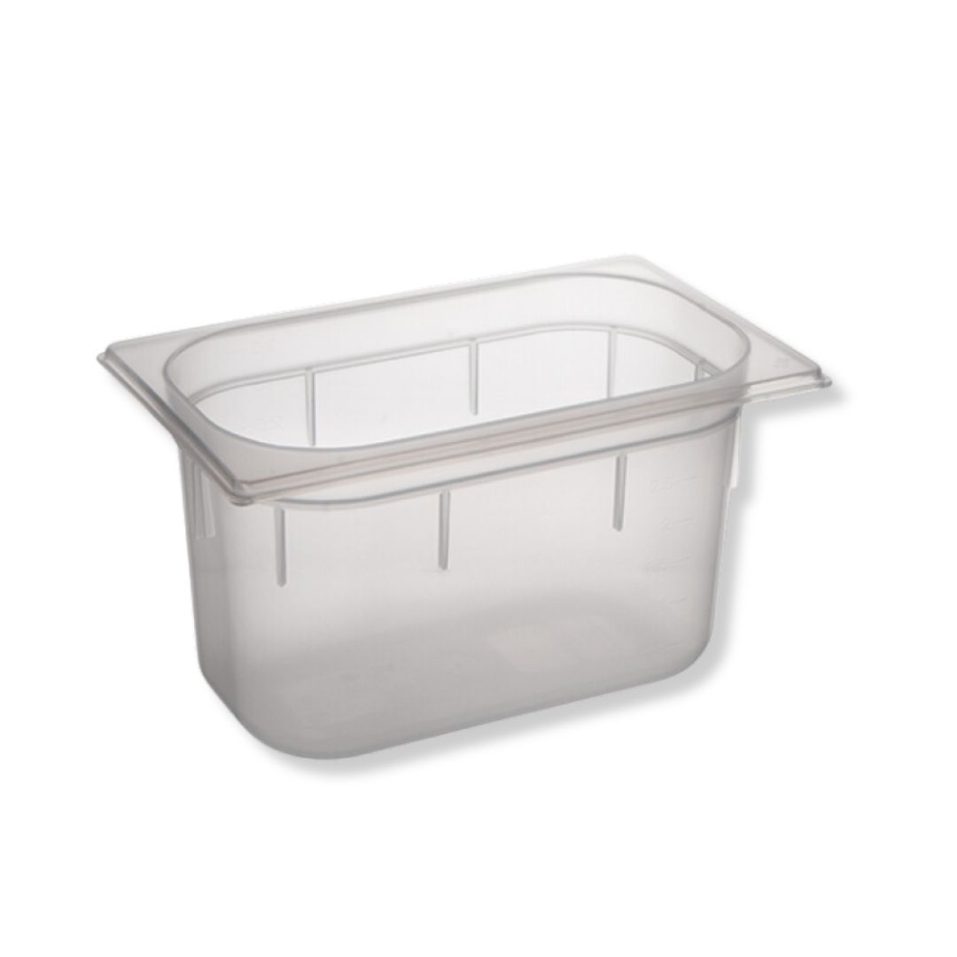 Gastronormbak 1/4 trp 3.7L PP
