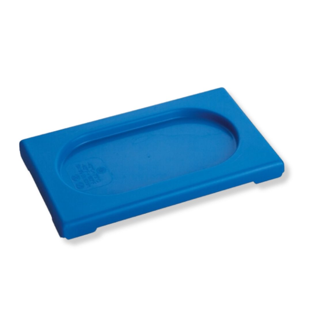Gastronormdeksel 1/9 blauw
