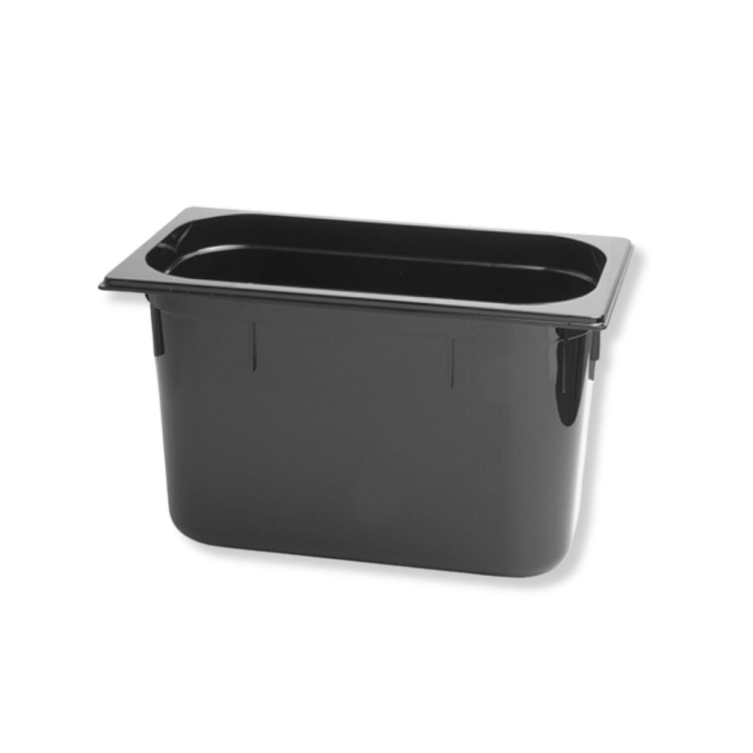 Gastronormbak 1/3 zwart 7L PC