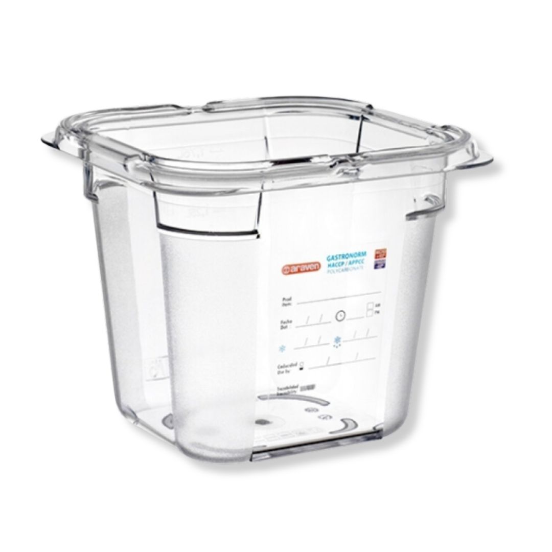Gastronormbak 1/6 trp 2.15L PC