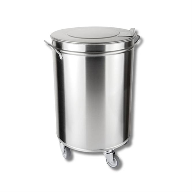 Afvalcontainer 90L RVS