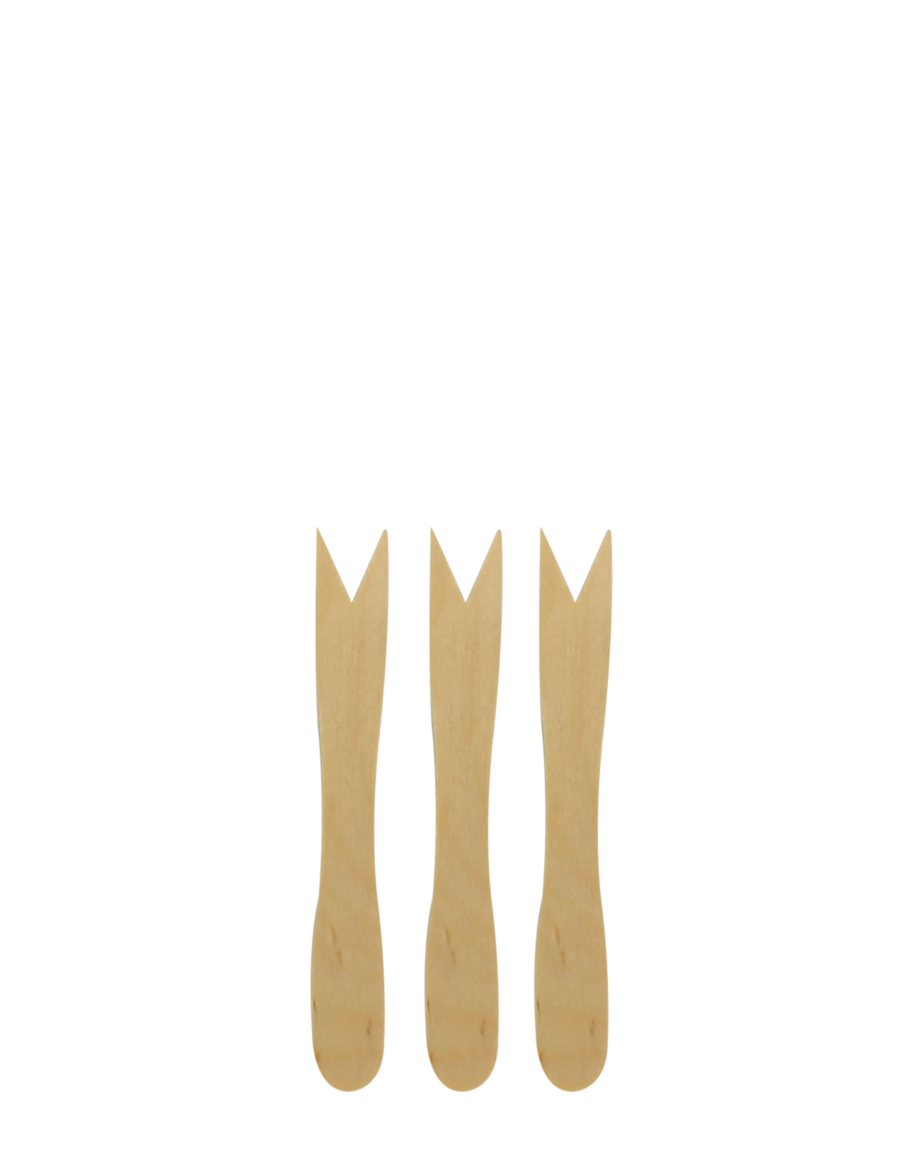 Vorkjes Hout 8,5cm* Vorkjes Hout 8,5cm*