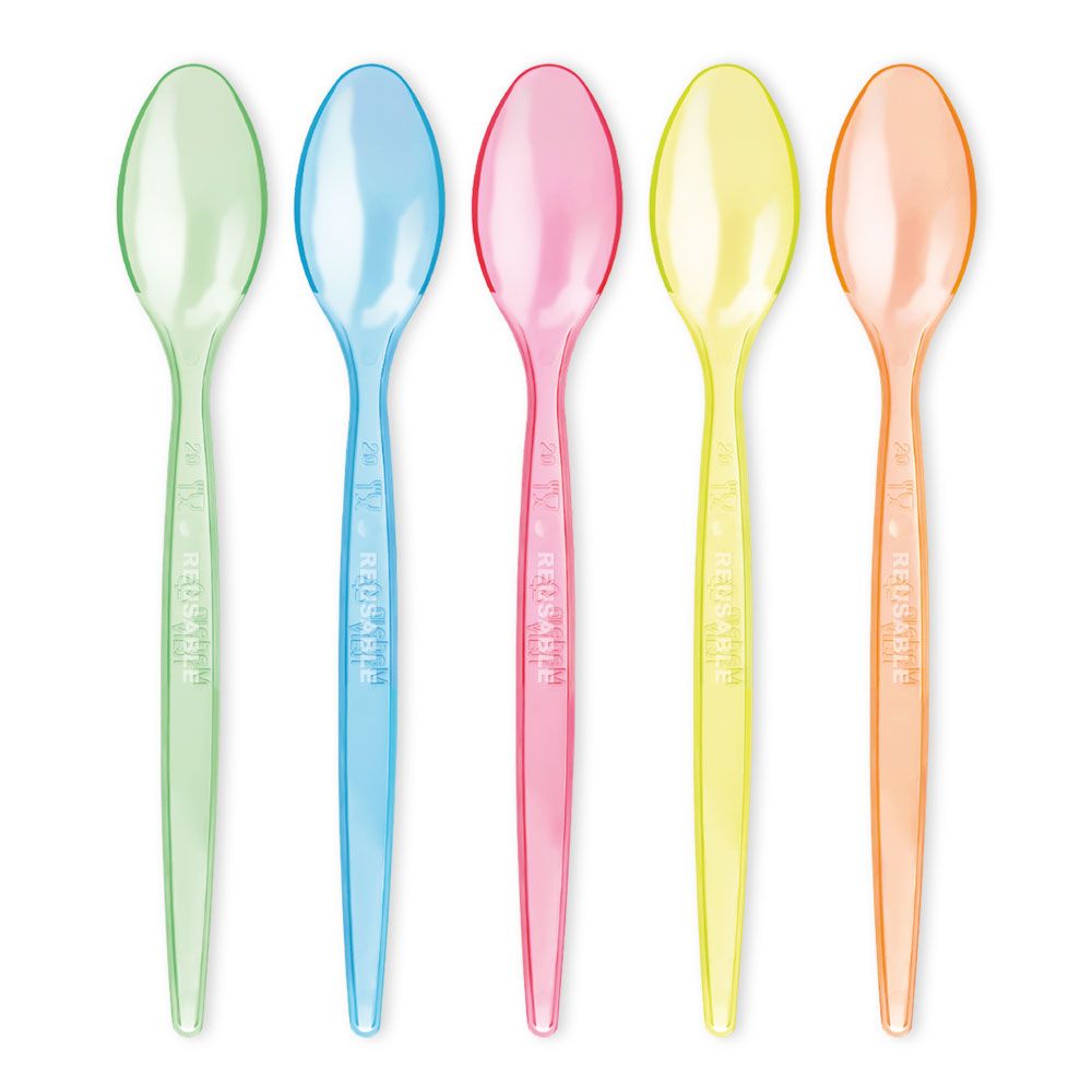 Sorbetlepel reusable 18cm assorti