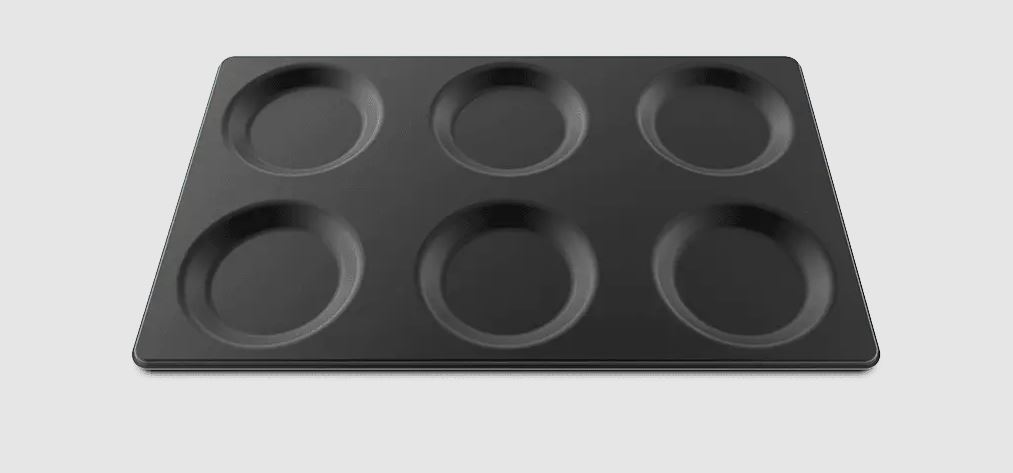 Bakplaat eieren 6X2 Bakplaat eieren 6X2