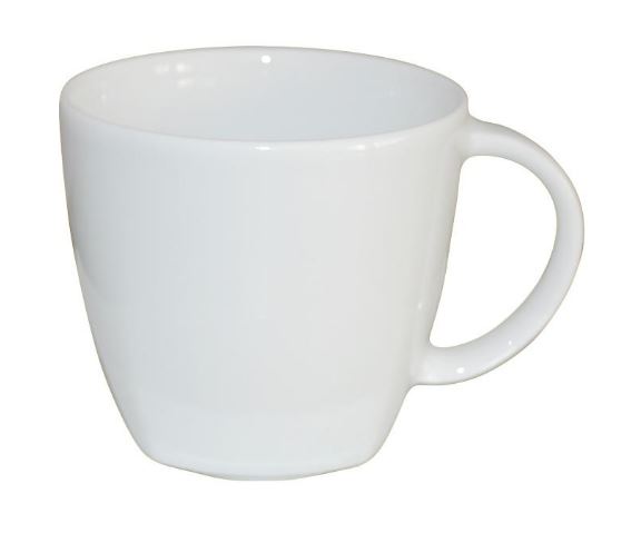 Koffiemok Wit Hoog 73mm Groot Oor Koffiemok Wit Hoog 73mm Groot Oor