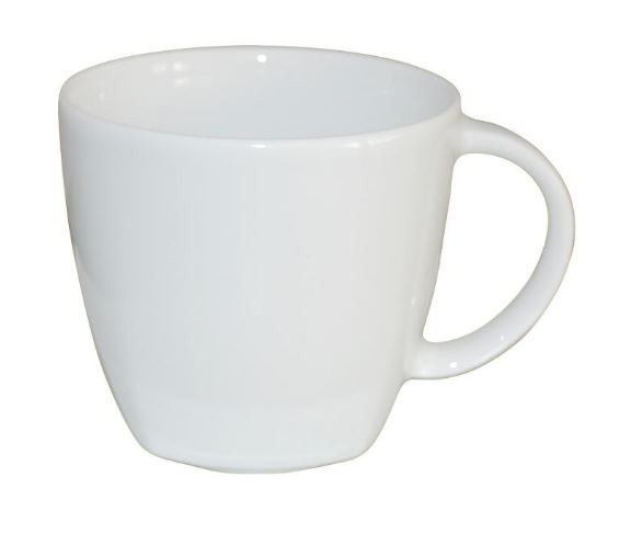Koffiemok Wit Hoog 73mm Groot Oor