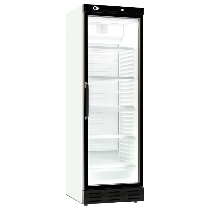 Drankenkoelkast Glasdeur 382L Zwart