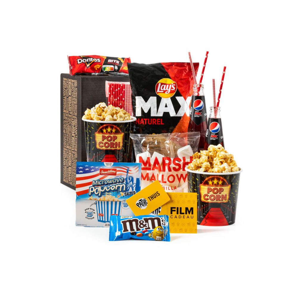 Kerstpakket 'Bios op de bank'