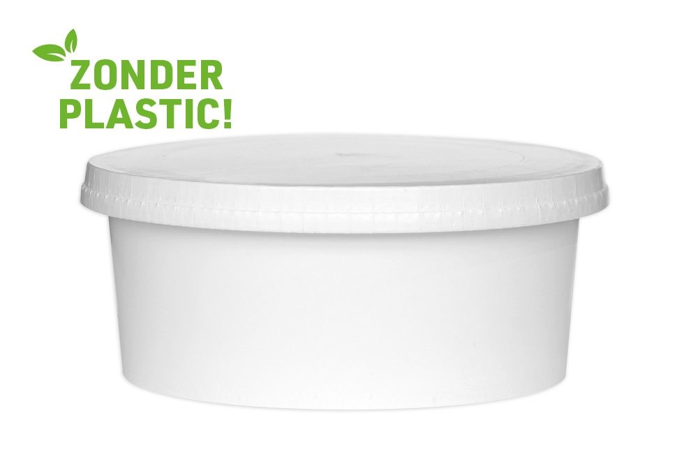 Saladebowl Paper 750cc Wit Saladebowl Paper 750cc Wit