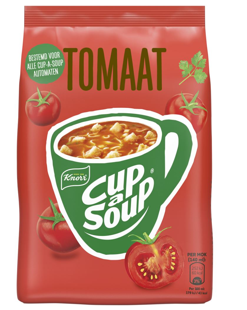 Cup-a-Soup Automaat 140ml Tomaat Cup-a-Soup Automaat 140ml Tomaat