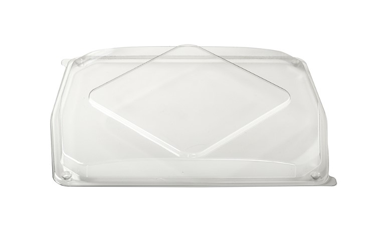 Deksel tapasschaal RPET 6-Vaks TRP