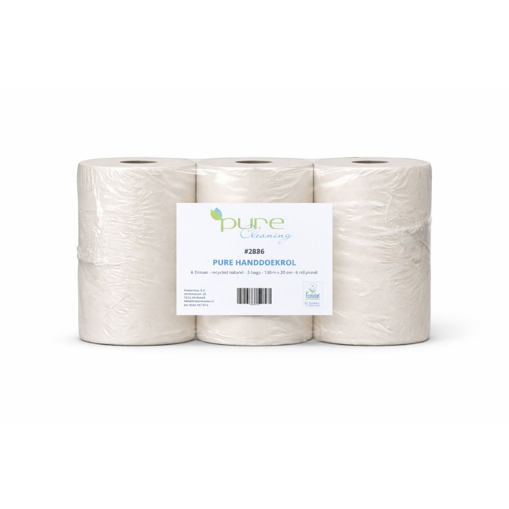 Pure Handdoekrol E-Tissue 2-Lgs