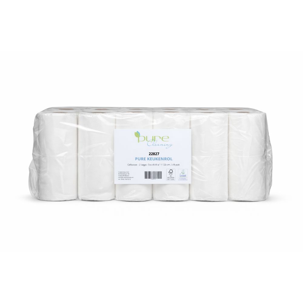 Pure Keukenrol Cellulose 2-Laags Pure Keukenrol Cellulose 2-Laags