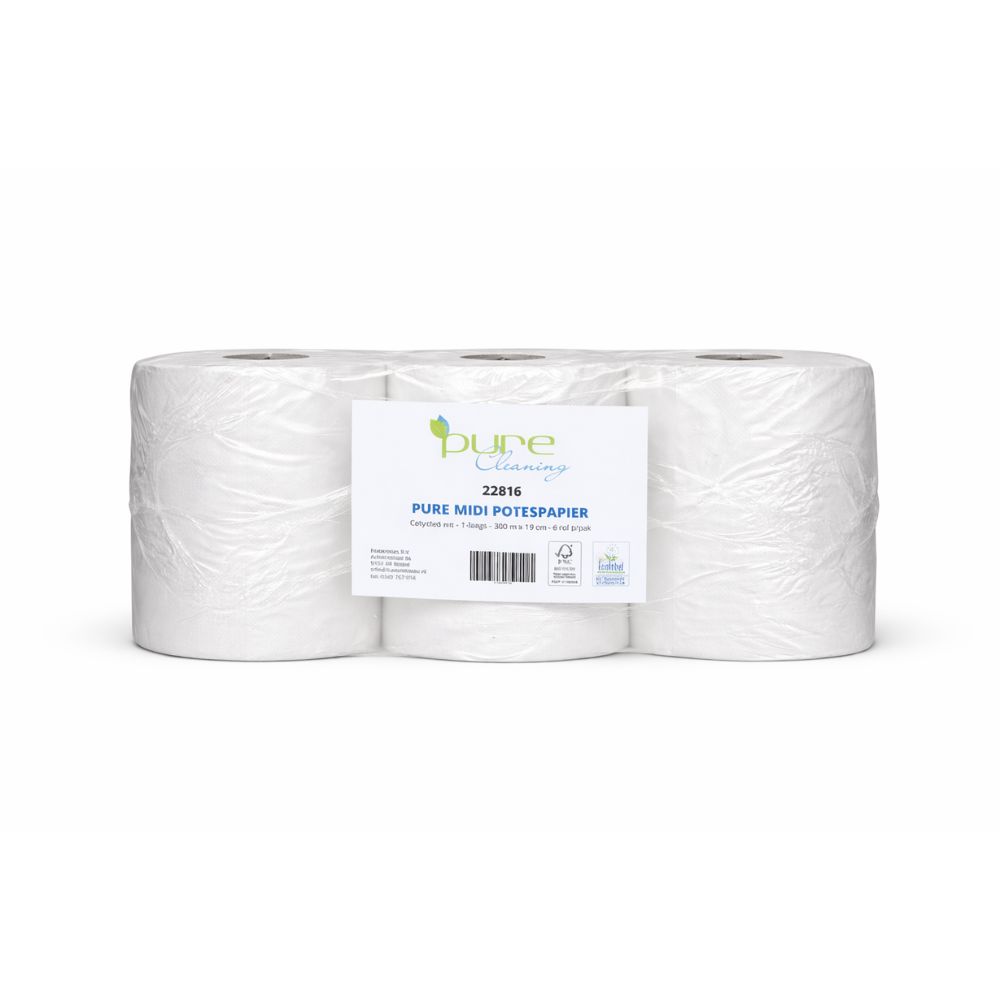 Pure Midi Poetsrol Recycled 1-Lgs