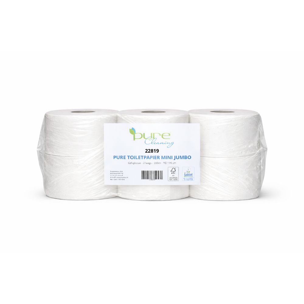 Pure Toiletpapier Mini Jumbo 2-Lgs