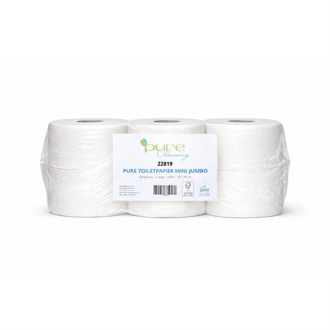 Pure Toiletpapier Mini Jumbo 2-Lgs