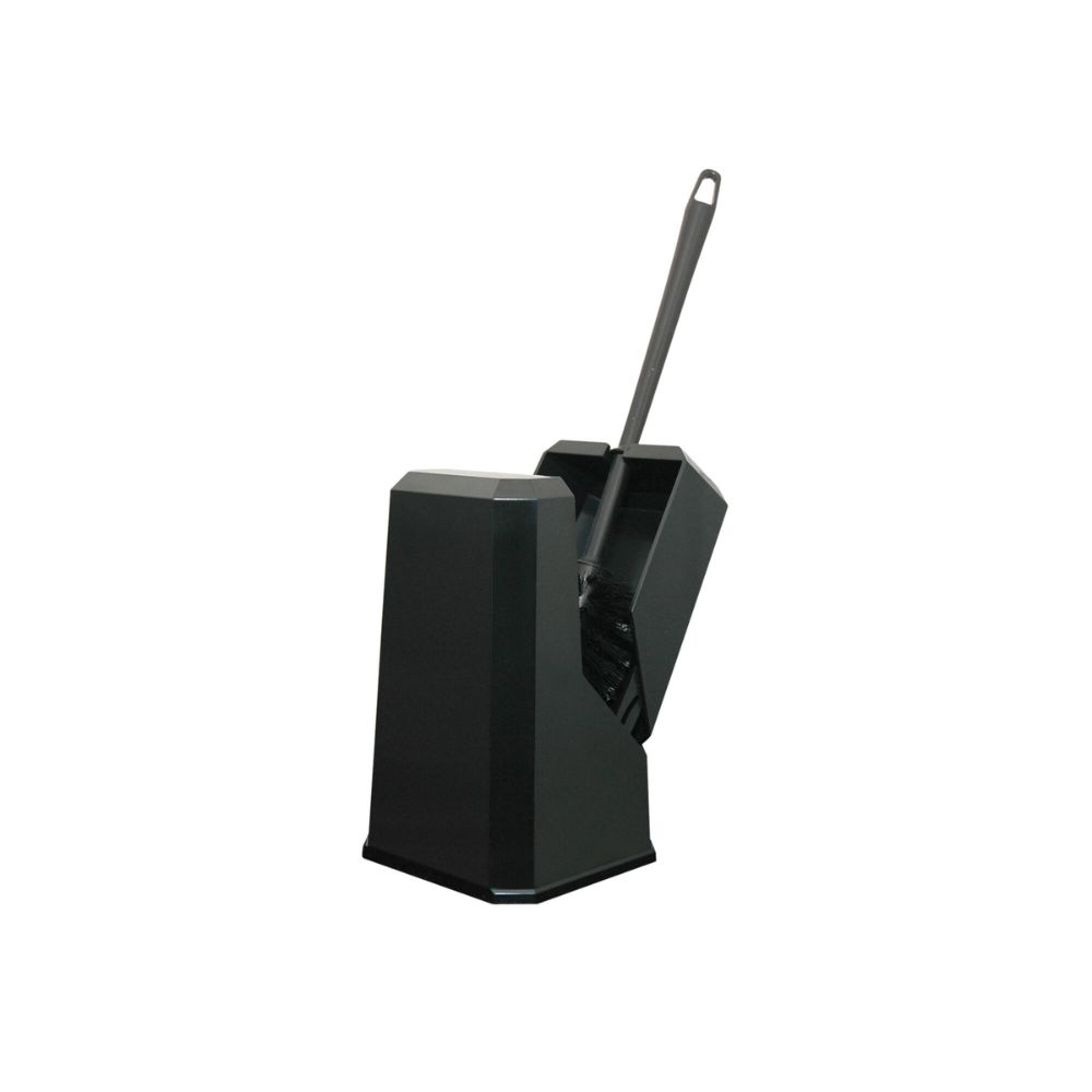 Toiletborstelgarnituur Zwart Toiletborstelgarnituur Zwart