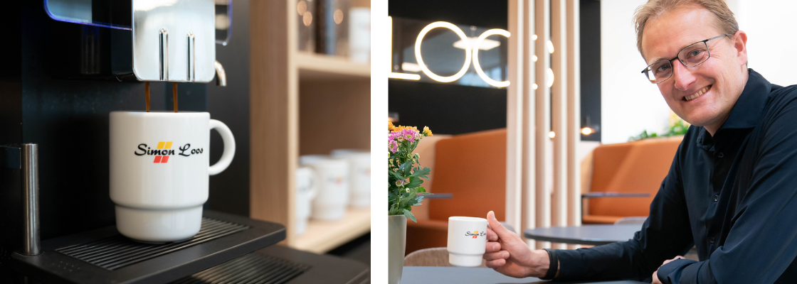 Simon Loos koos voor Perfecto koffie