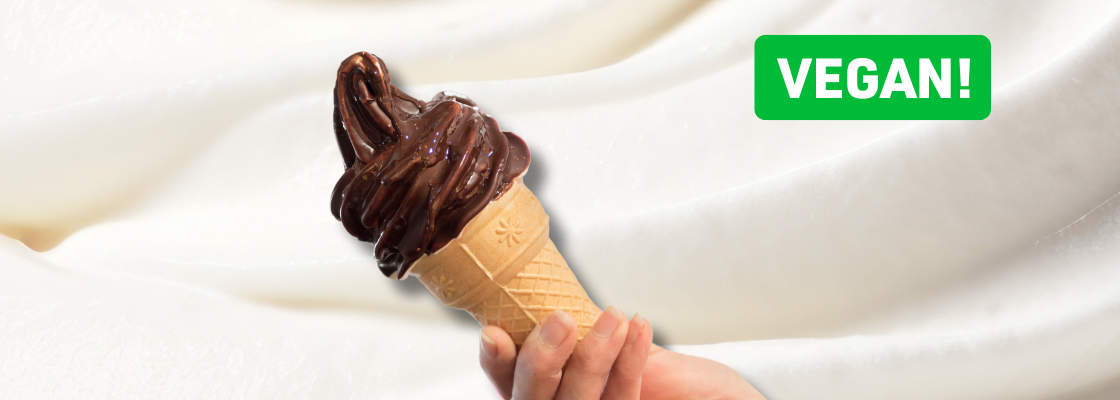 Vegan softijs bij HSB